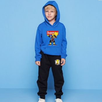 The Simpsons Kids Hoodies Cotton Sweatshirts Outfits 