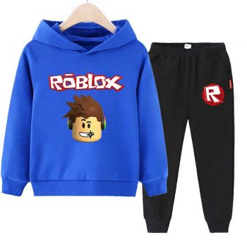 Roblox head Kids Hoodies Cotton Sweatshirt and Sweatpant