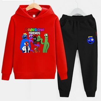 Rainbow friends  Kids Hoodies Cotton Sweatshirts Outfits