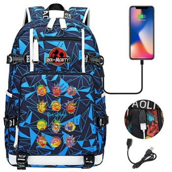 【NEW】Rick and Morty kids boys school Backpack 1