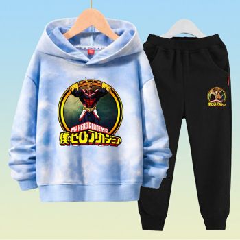 NEW Kids My hero academia Tie Dye Hoodie Long Sleeve Casual Sweatshirt 