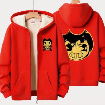  Bendy Boys Girls Kid's Winter Sherpa Lined Zip Up Sweatshirt Jacket Hoodie 1