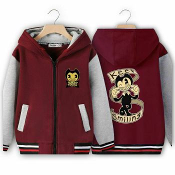 Bendy and the Ink Machine hoodies kids Jacket Boys Bendy Keep smiling sweatshirt cotton cloths for girls gifts