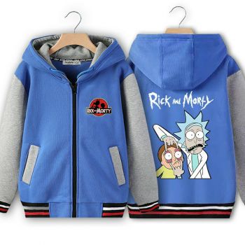 Boys Rick and Morty Zip Up Hoodie Kids Jacket