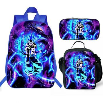 Dragon Ball backpack kids boys school Lunch box School Bag 