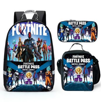 Fortnite Chapter 3 Season 2 Backpack Lunch box School Bag Kids Bookbag New Season