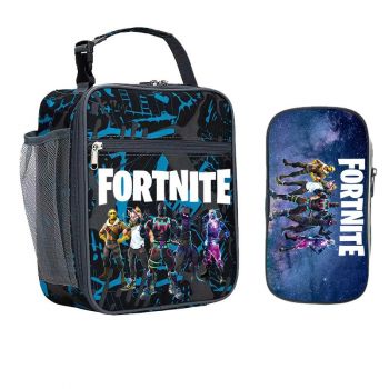 Fortnite Lunch Box Waterproof Insulated Lunch Bag Portable Lunchbox 2