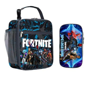 Fortnite Lunch Box Waterproof Insulated Lunch Bag Portable Lunchbox 4