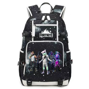 Kids Fortnite Backpack 600D Oxford Waterproof Fortnite Cool Bookbag School Bags for Kids Gifts 