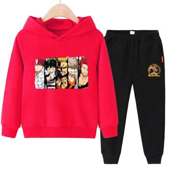 Kids My Hero Academia Hoodies Cotton Sweatshirts Outfits