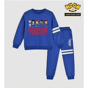 kids Stranger Thingssweat suits 2 piece sweatpants and hoodies 1