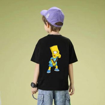 Kids The Simpsons T-Shirt Cotton Shirt Funny Youth Tee 3