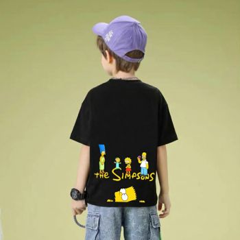 Kids The Simpsons T-Shirt Cotton Shirt Funny Youth Tee 4