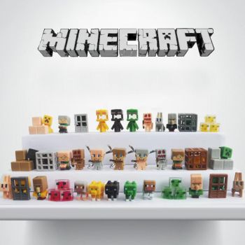 MineCraft Block Figure Toys 3rd Generation 3cm 36Pcs Set 