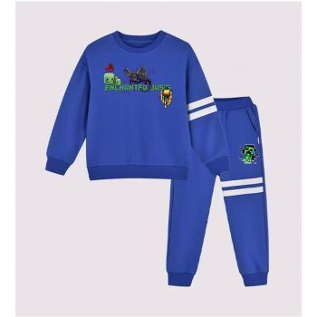 Minecraft  kids sweat suits 2 piece sweatpants and hoodies 6