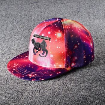 Minecraft Galaxy Snapback Hat Adjustable Flat Bill Baseball 1