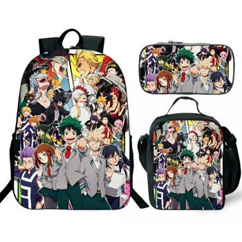 My hero academia backpack 3D Printed Fashion Travel School Bag Laptop Backpack