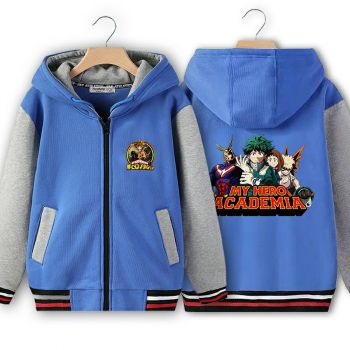 My hero academia Kids Soft Brushed Fleece Zip-Up Hooded Sweatshirt Hoodie for Boys or Girls 