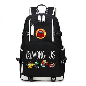 NEW kids Among Us  backpack USB bookbag school bag