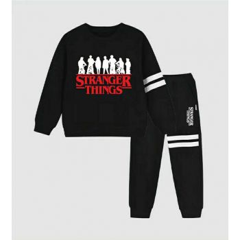 NEW kids Stranger Thingssweat suits 2 piece sweatpants and hoodies