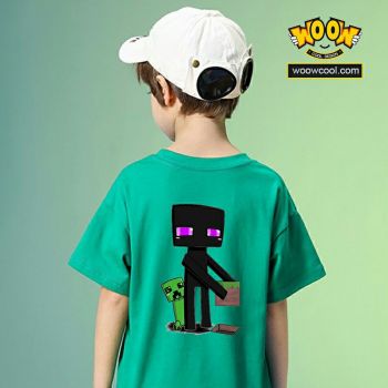 NEW Minecraft T-Shirt Cotton Shirt Funny Youth Tee 5