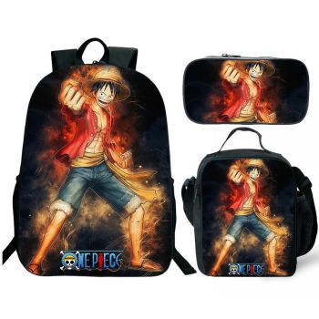 NEW One Piece Backpack and Lunch bag One Piece Bookbag for boy Back to School