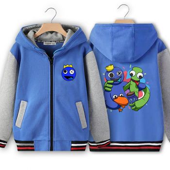 NEW Rainbow Friends Kids Zip Front Fleece Hoodie