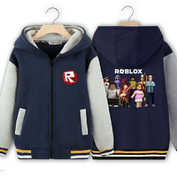 NEW Roblox Kids Zip Front Fleece Hoodie