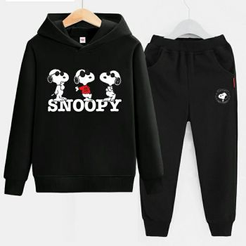 NEW Snoopy Kids Hoodies Cotton Sweatshirts Outfits