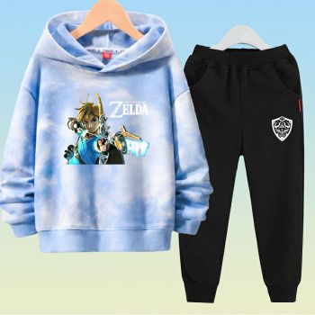 NEW Zelda tie dye hoodie and sweatpants set 1