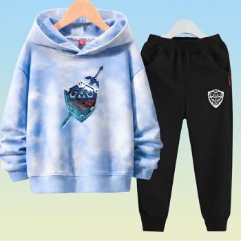 NEW Zelda tie dye hoodie and sweatpants set 4