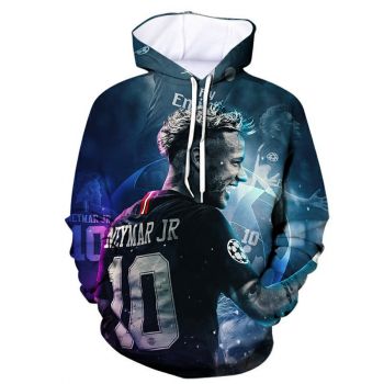 Neymar Hoodie 3D Print Sweatshirt Fashion Clothing