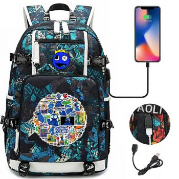 Rainbow Friends backpack boys for girl school Lunch box School Bag