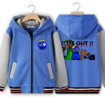 Rainbow Friends Kids Zip Front Fleece Hoodie 6