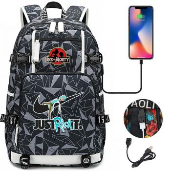 Rick and Morty 19 "Large Capacity Backpack 600D Waterproof Oxford