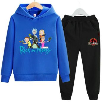 Kids Rick and Morty Hoodie Cotton Hooded Sweatshirt 1