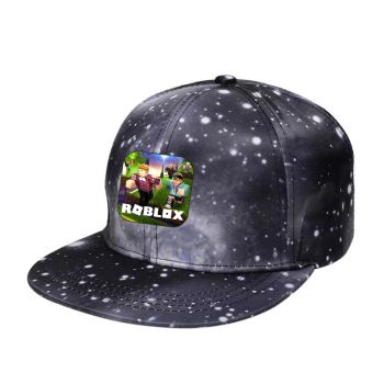 Roblox Galaxy Snapback Hat Adjustable Flat Bill Baseball Cap 1