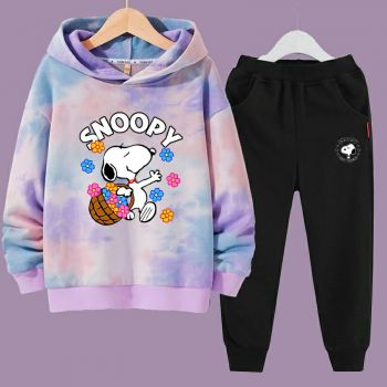 NEW Snoopy tie dye hoodie and sweatpants set