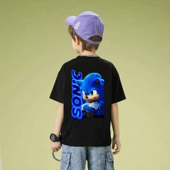 Sonic The Hedgehog kids Cotton Shirt 1