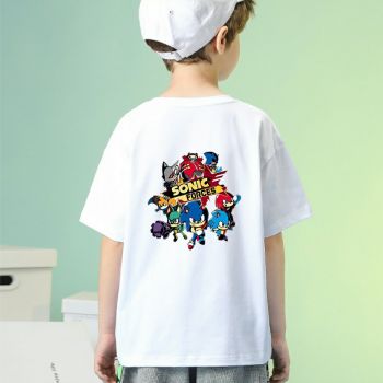 Sonic The Hedgehog kids Cotton Shirt 4