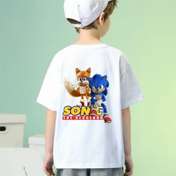 Sonic The Hedgehog kids Cotton Shirt 