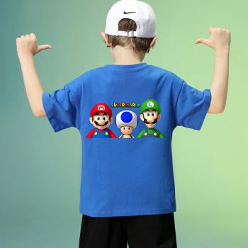 Super Mario kids t shirts for boys size 14-16