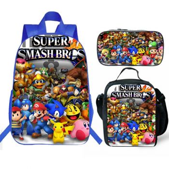 Super Smash Bros backpack bookbag school bag