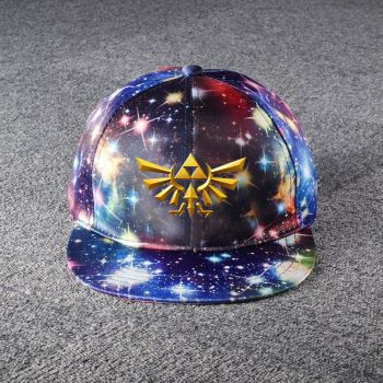 The Legend of Zelda Galaxy Snapback Hat Adjustable Flat Bill Baseball Cap