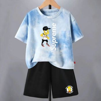 The Simpsons Tie dye T-Shirt Kids Cotton Shirt 5