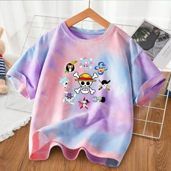 Tie dye One Piece kids Cotton Shirt 1